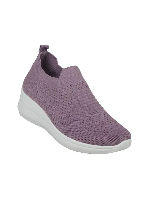 FASHION ZAPATILLAS SLIPON DE MUJER CON CUñA.