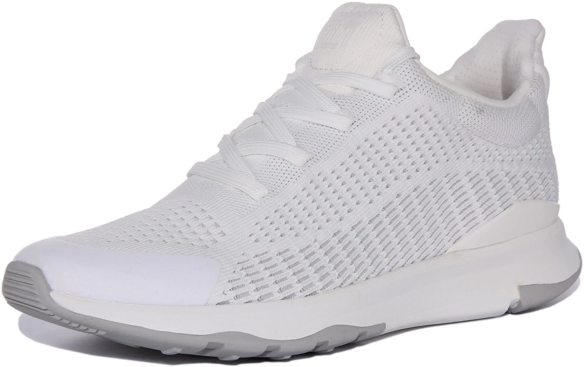 FitFlop Vitamin FFX Zapatillas de punto elástico con cordones para mujer en gris