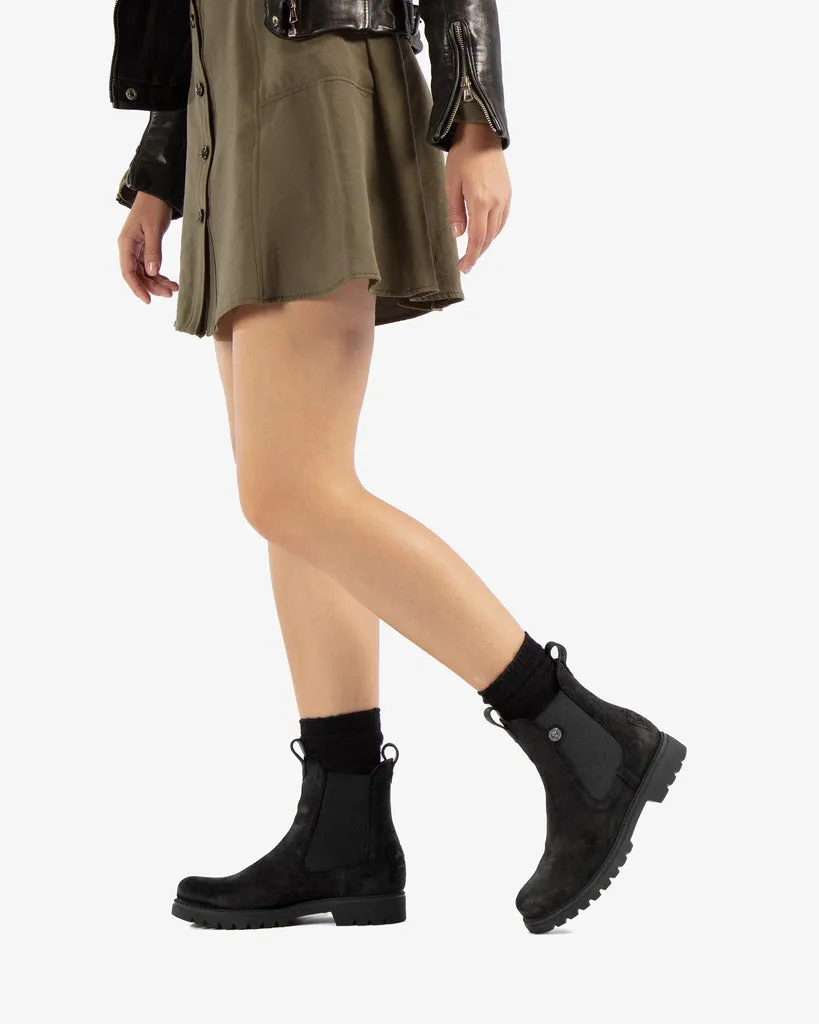 Francesca B9 Botas de piel con forro interior de piel.