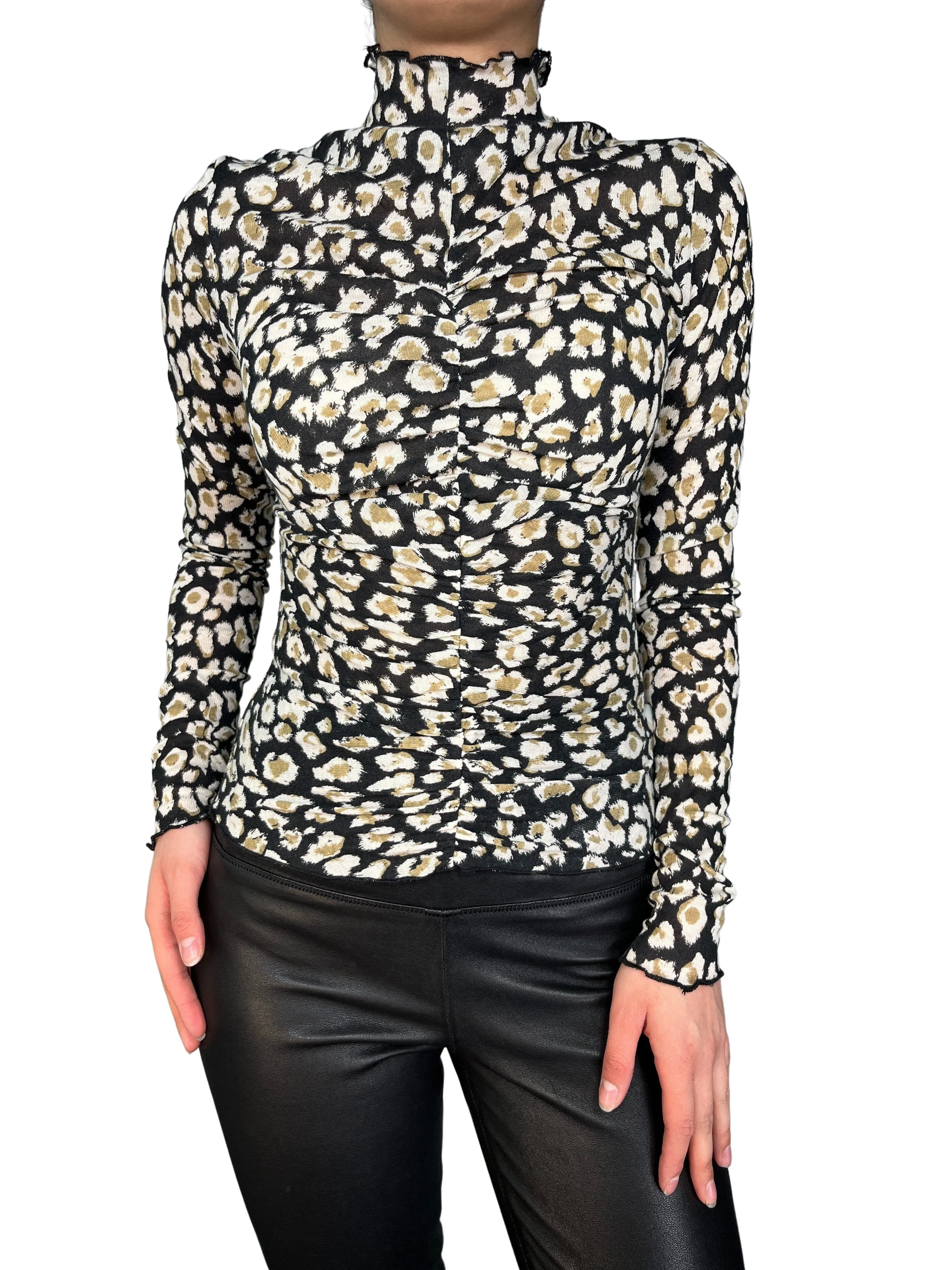 FREE PEOPLE Polera Beatle Estampada