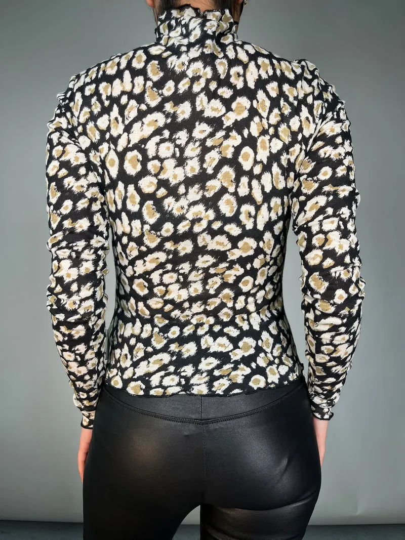 FREE PEOPLE Polera Beatle Estampada