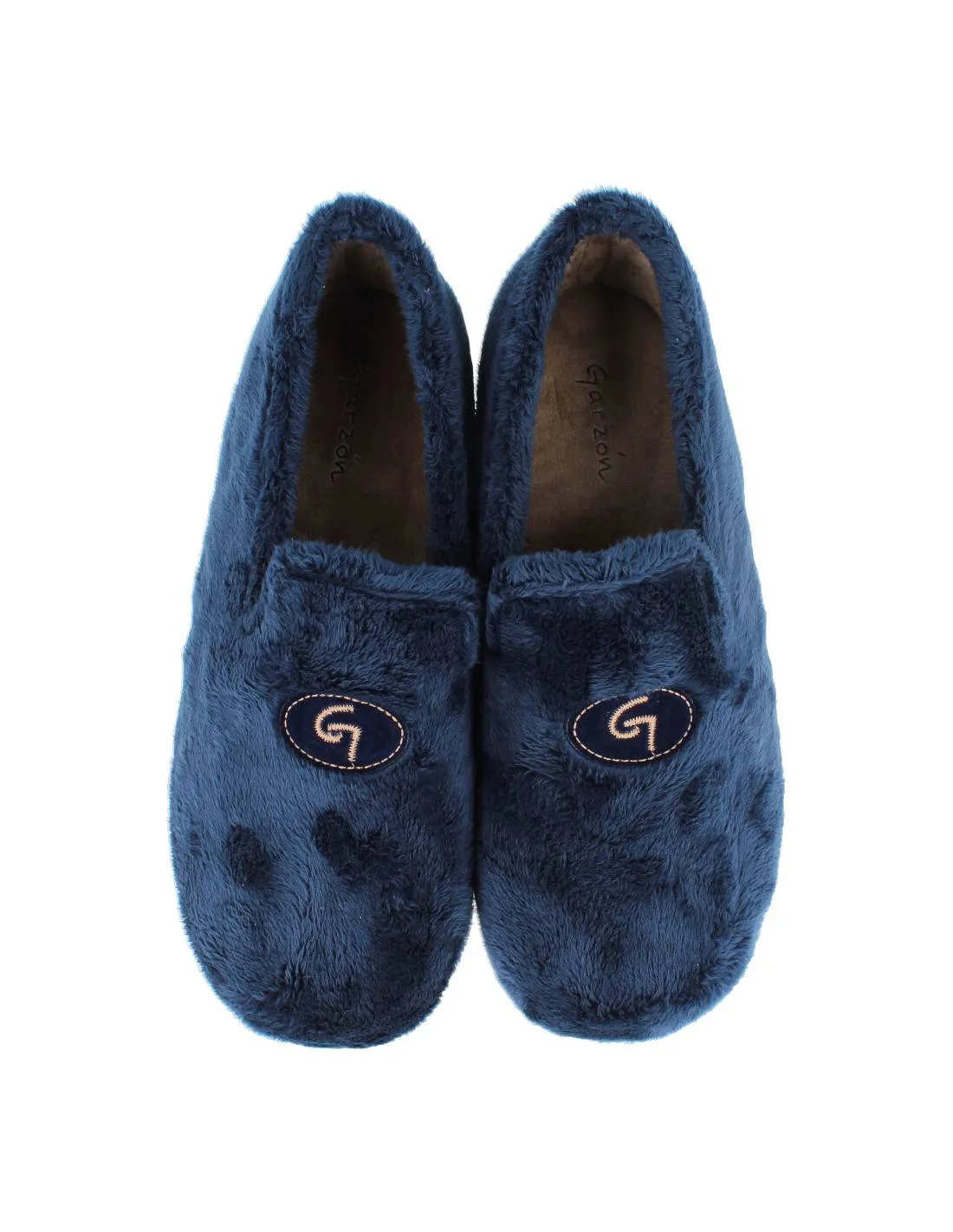 GARZóN  ZAPATILLA CASA CERRADA HOMBRE LOGO MARINO