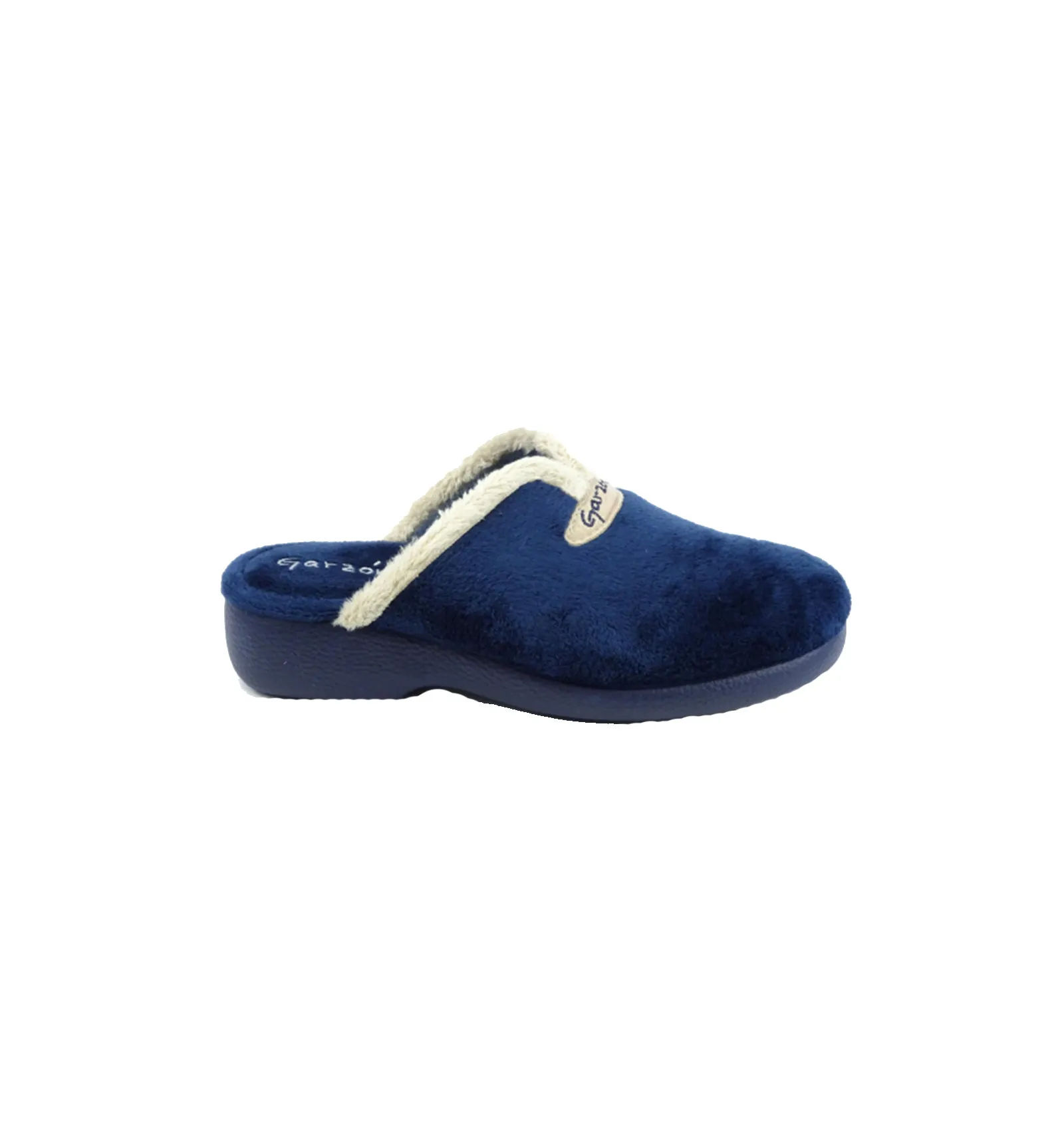 GARZóN  ZAPATILLAS CASA ZUECO LOGO MARINO