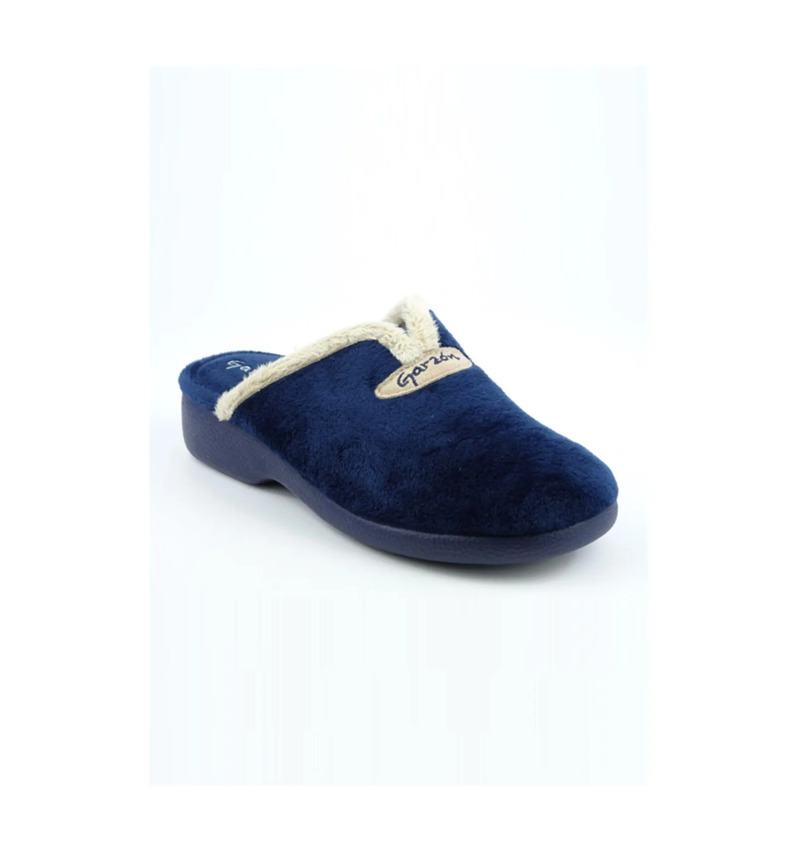 GARZóN  ZAPATILLAS CASA ZUECO LOGO MARINO