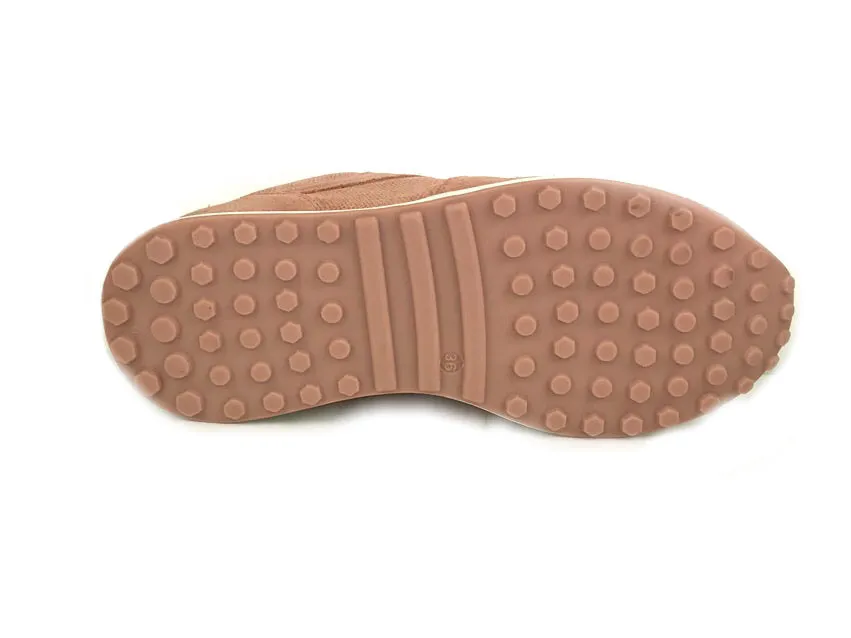 Giorge Falcone | Sneakers/tenis mujer piel cordones rosas Barbie