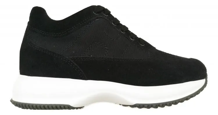 Hogan zapatos hombre sneaker interactivo cordones HXM00N00E108O6B999 negro