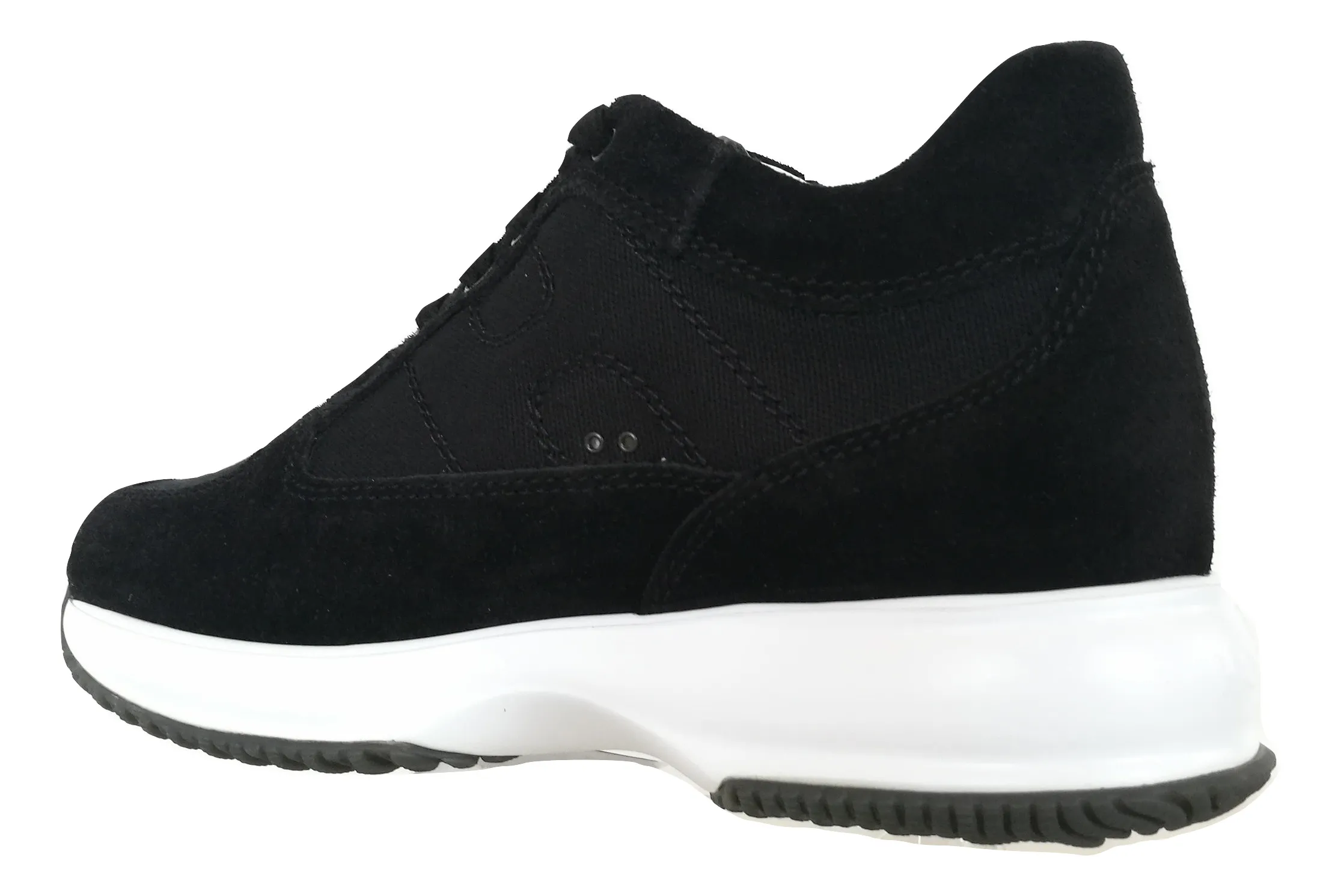 Hogan zapatos hombre sneaker interactivo cordones HXM00N00E108O6B999 negro