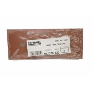 HOJA LIJA NIVEL ORBITAL PERFOR. 093x230MM GR120 MA 5 PZ NV124089