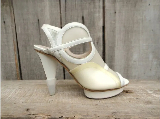 Hugo Boss Tacones Blanco 