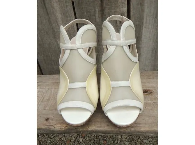 Hugo Boss Tacones Blanco 