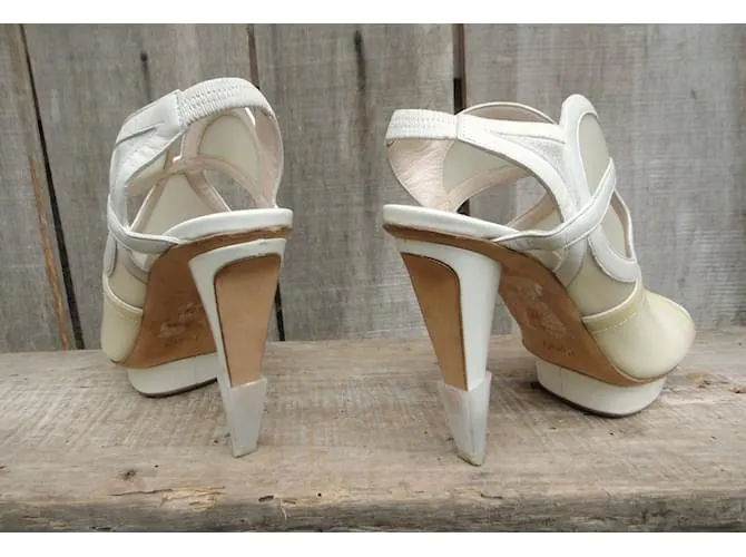 Hugo Boss Tacones Blanco 