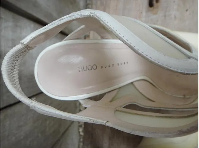 Hugo Boss Tacones Blanco 