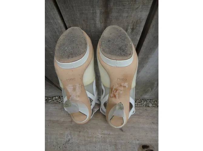 Hugo Boss Tacones Blanco 