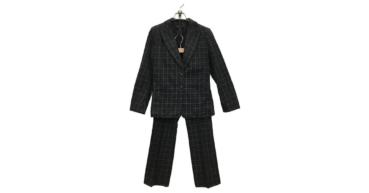****ISABEL MARANT Trajes Pantalón Negro 