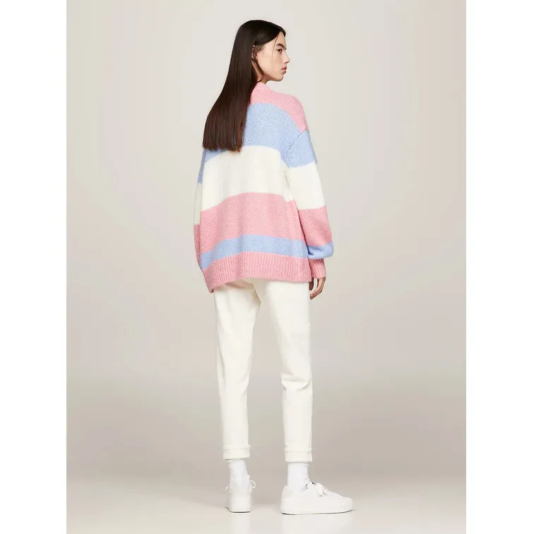 JERSEY MUJER  TH TJW COLORBLOCK SWEATER