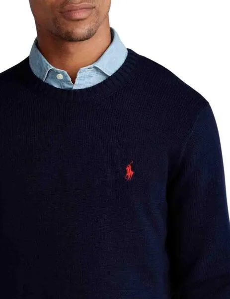 Jersey Polo Ralph Lauren de algodón con cuello redondo