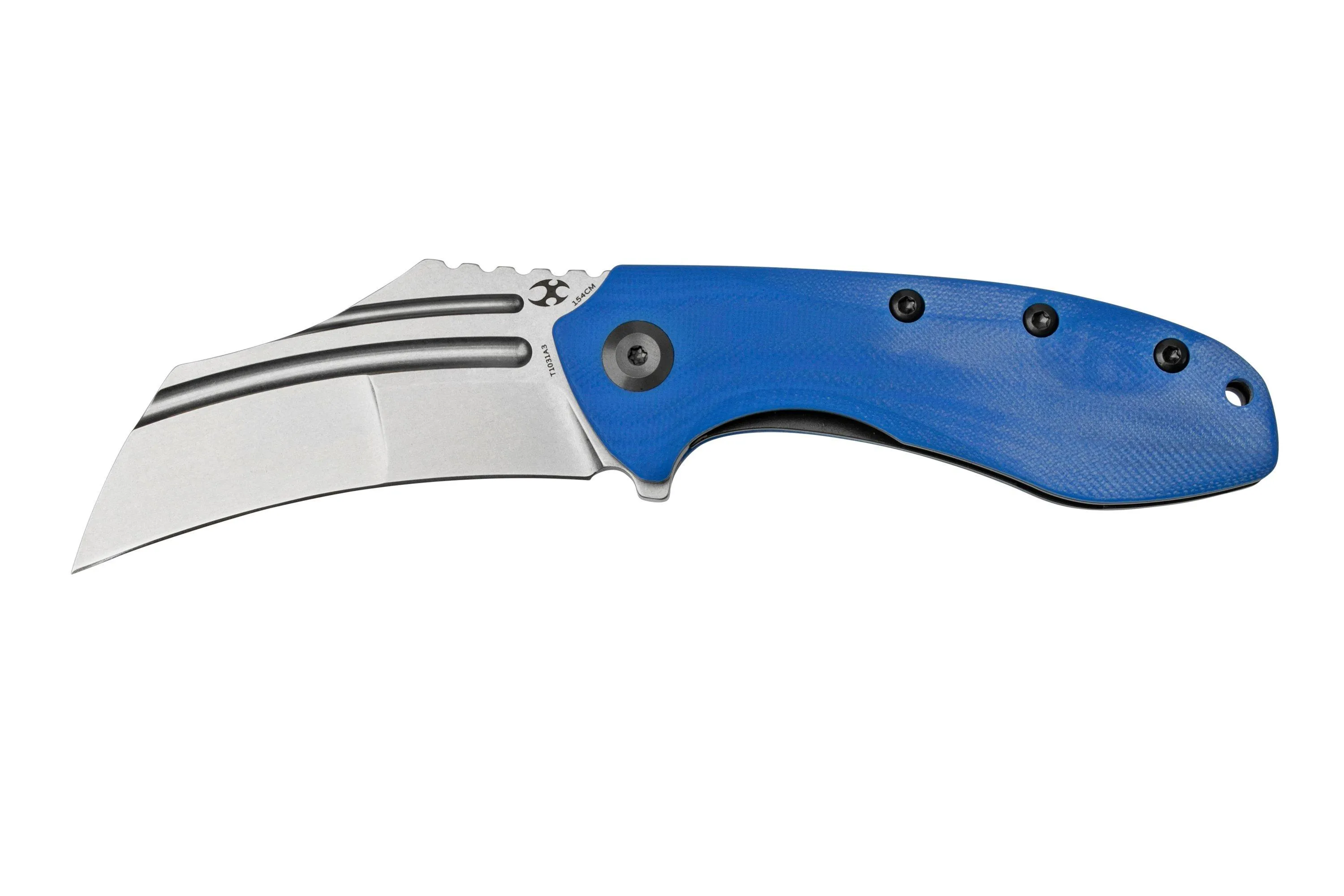 Kansept KTC3, T1031A3 Stonewashed, Dark Blue G10 navaja, diseño Justin Koch