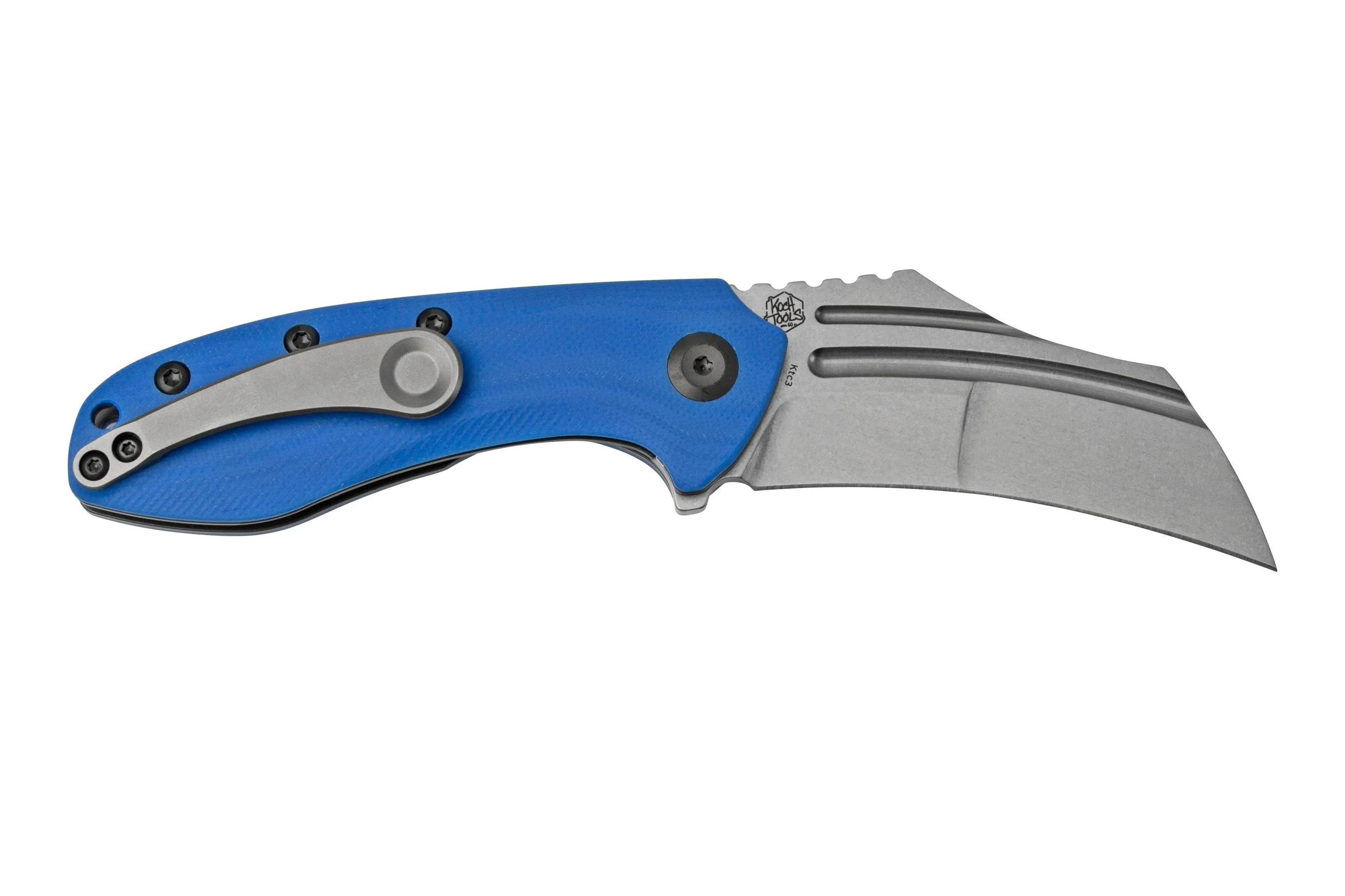 Kansept KTC3, T1031A3 Stonewashed, Dark Blue G10 navaja, diseño Justin Koch