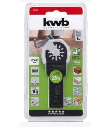 KWB ACC. AKKUTOP SIERRA OSCILANTE BIM PARA MADERA Y METAL 22MM
