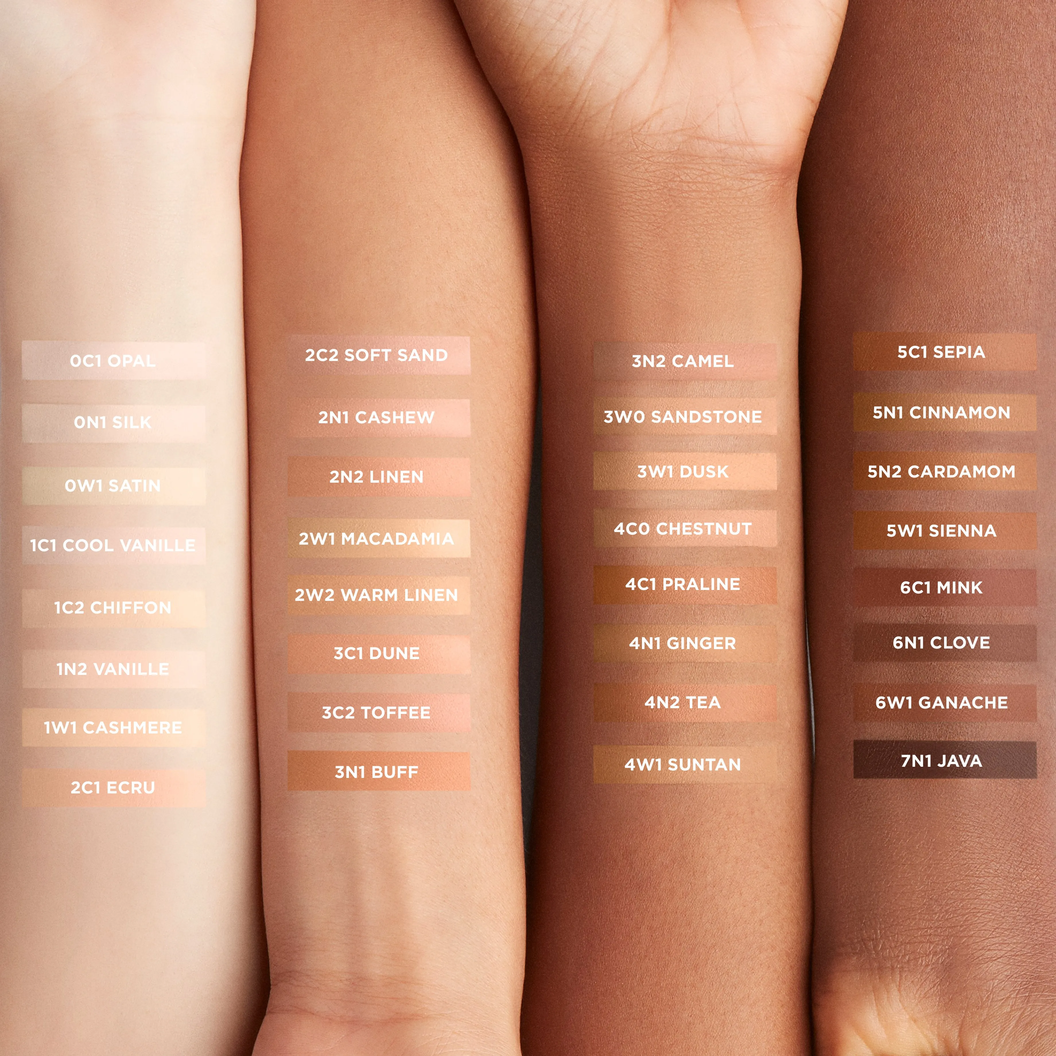 LAURA MERCIER REAL FLAWLESS FOUNDATION EN   6W1 GANACHE