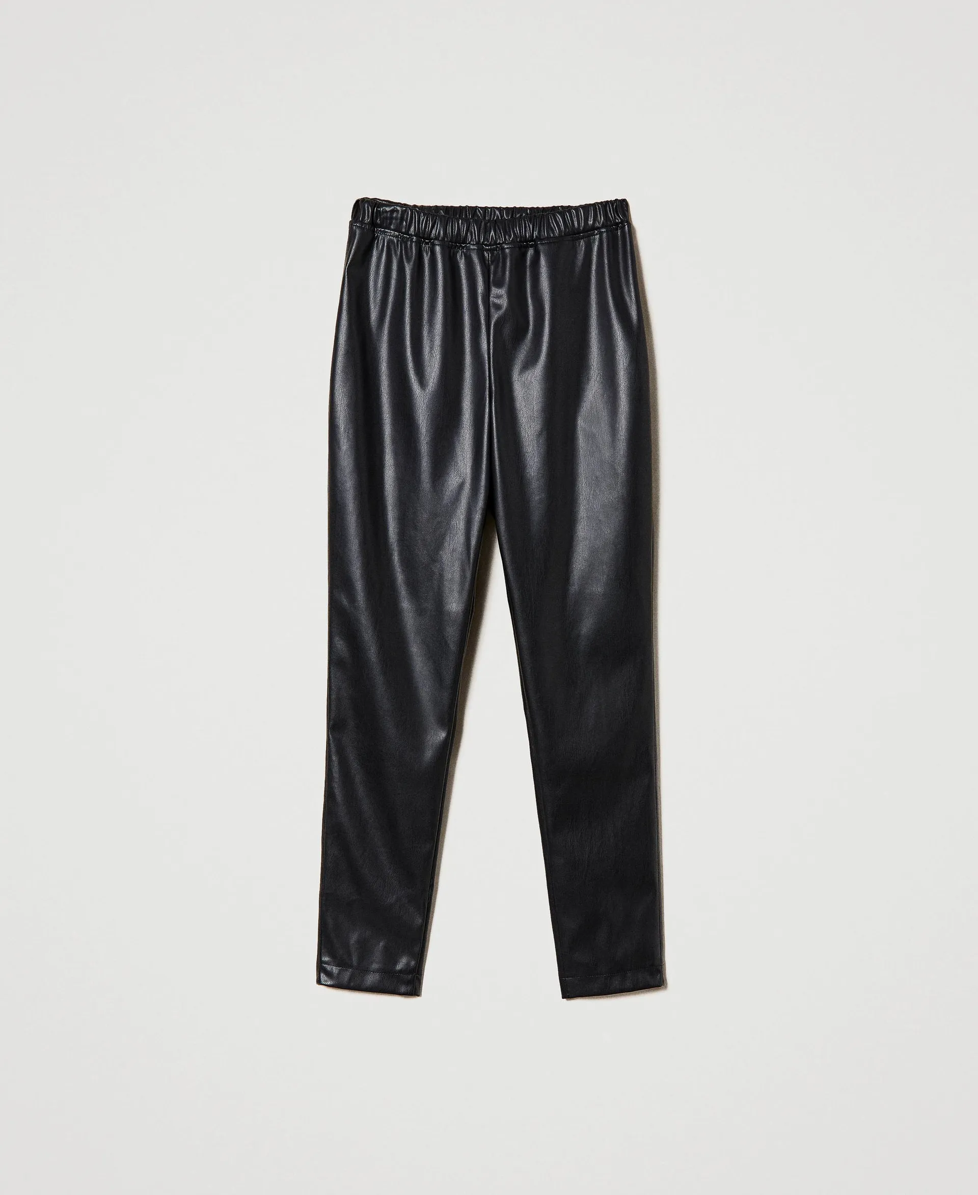Leggings con efecto piel