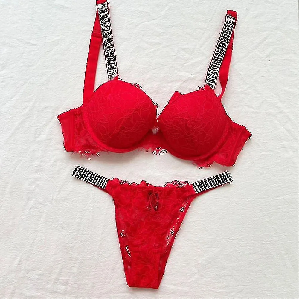 Lencería para mujer Comfort Push Up Bra 2 piezas de lencería Conjunto de ropa interior Vetement Femme 645665984762