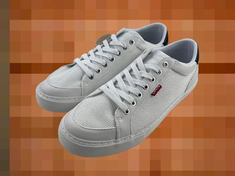Levi’s |Sneakers/ tenis hombre con cordones Woodward Refresh blancos