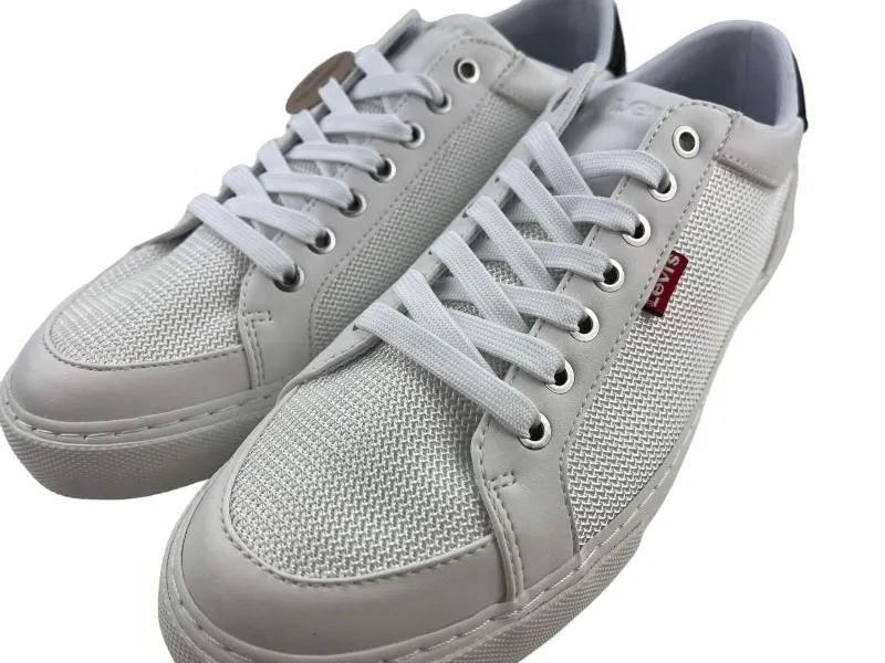 Levi’s |Sneakers/ tenis hombre con cordones Woodward Refresh blancos