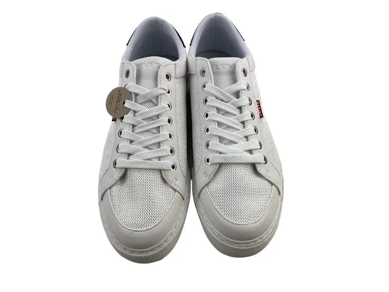 Levi’s |Sneakers/ tenis hombre con cordones Woodward Refresh blancos