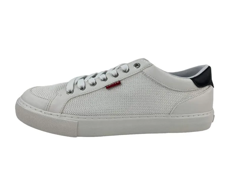 Levi’s |Sneakers/ tenis hombre con cordones Woodward Refresh blancos