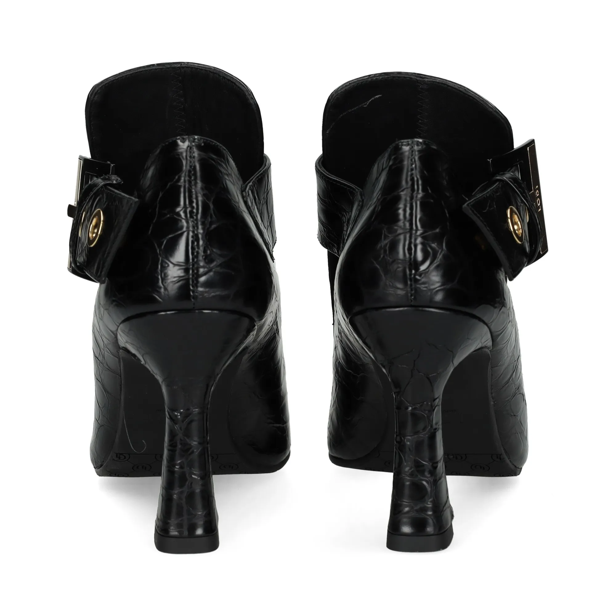 LODI Botines con tacón de Mujer NEGRO