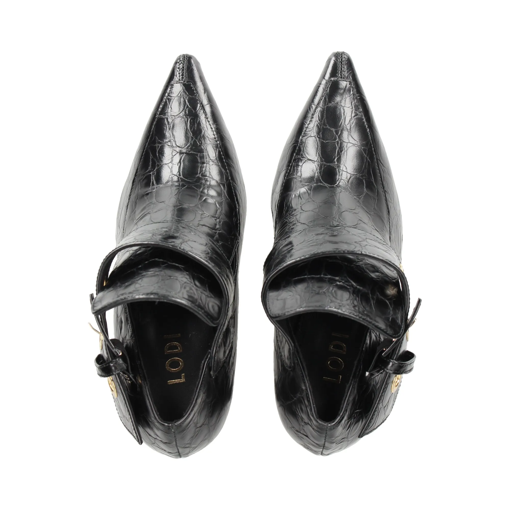 LODI Botines con tacón de Mujer NEGRO