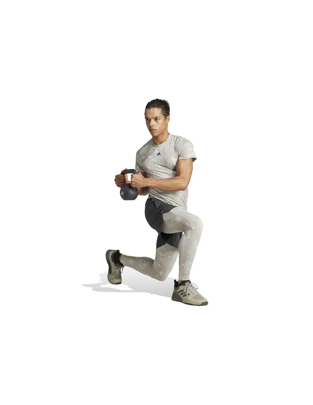 Mallas de Fitness adidas Essentials Tf Aop L Hombre Guipla