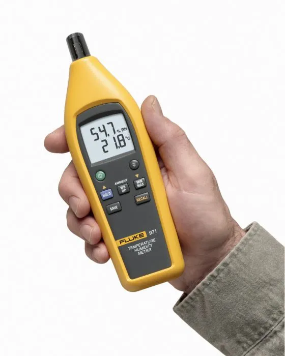 MEDIDOR DE TEMPERATURA Y HUMEDAD RELATIVA (20 A 6 0º C, 5% A 95% RH)