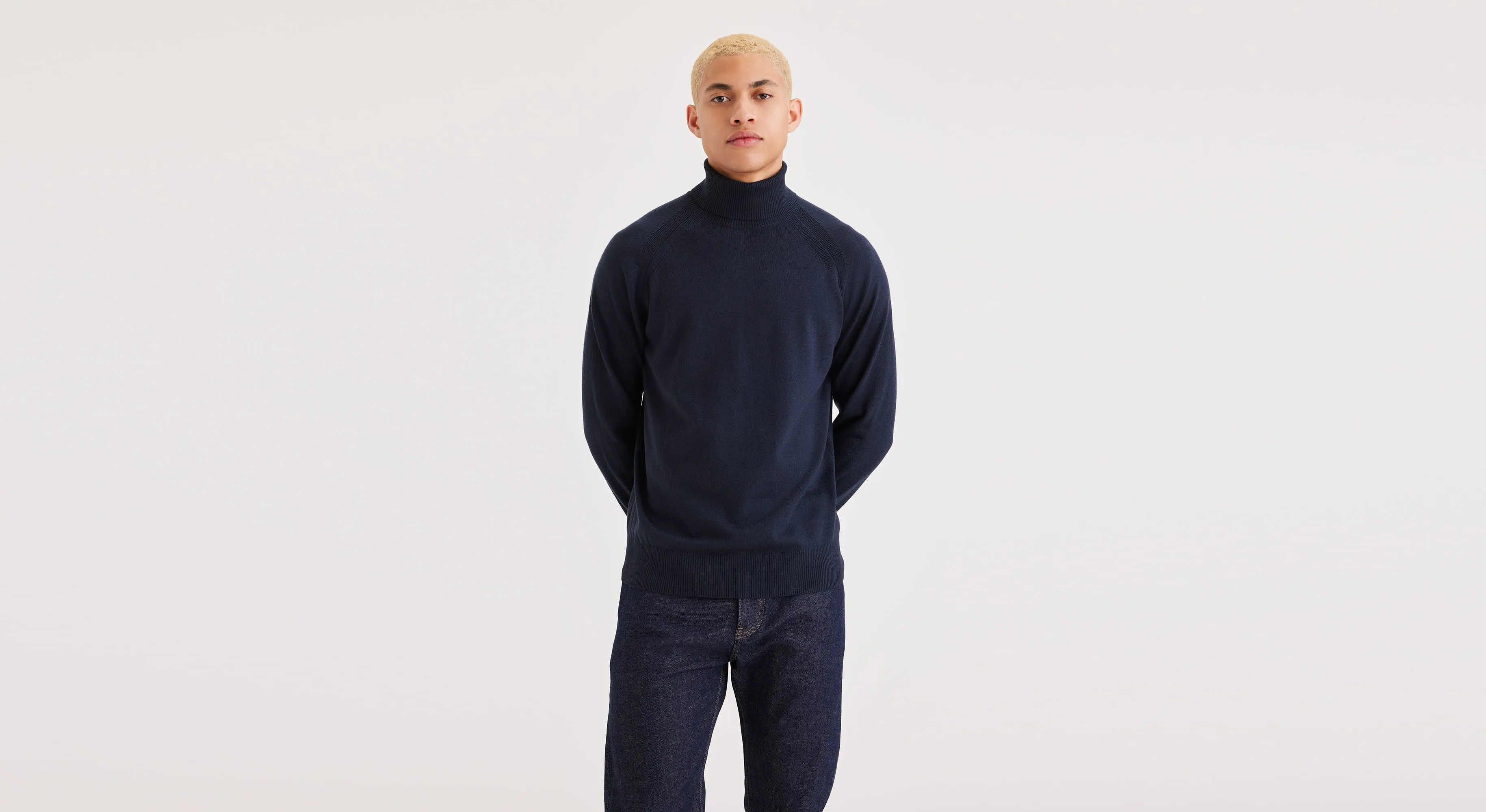 Men's Regular Fit Turtleneck Sweater