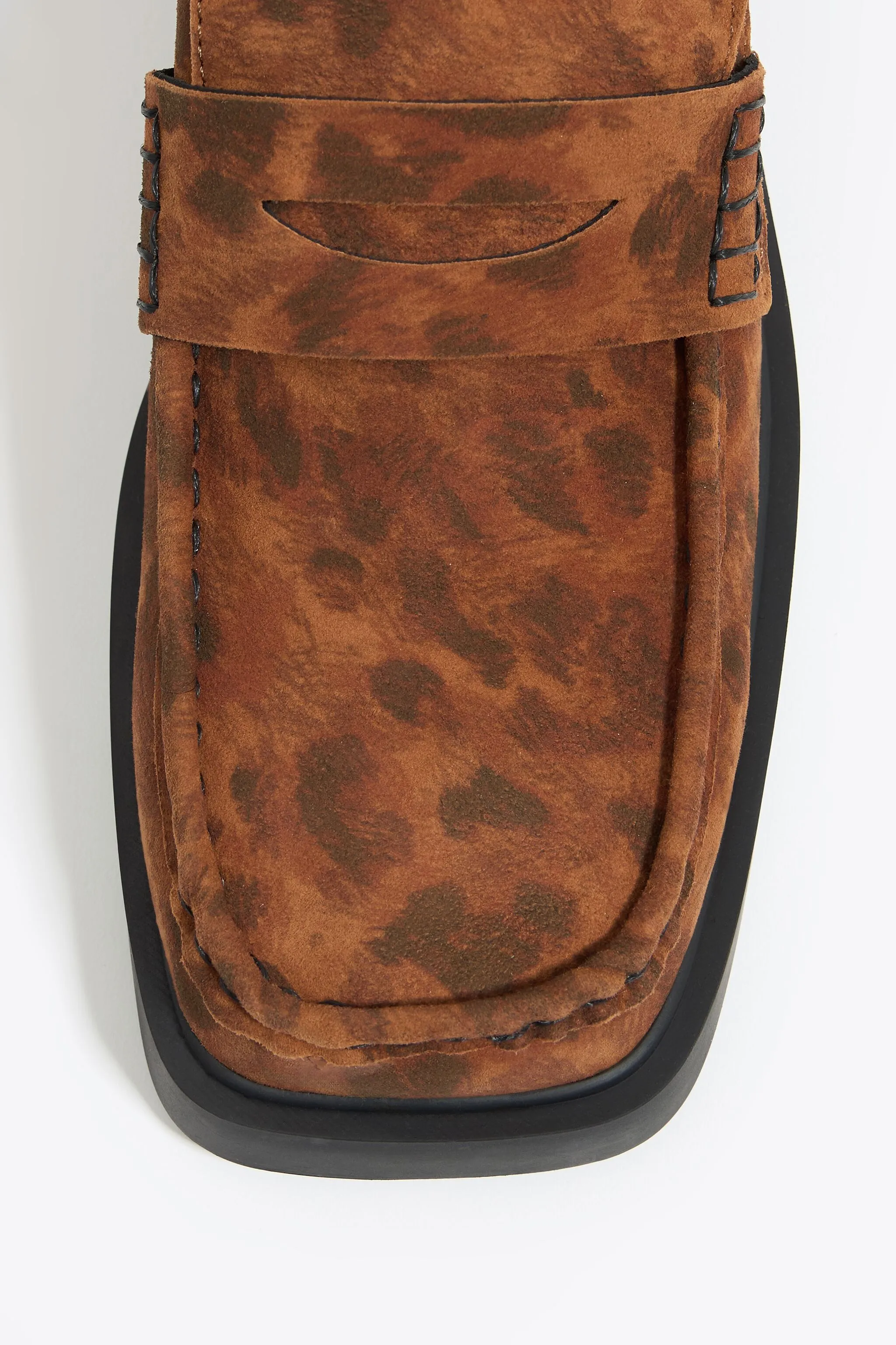 Mocasín ante print leopardo
