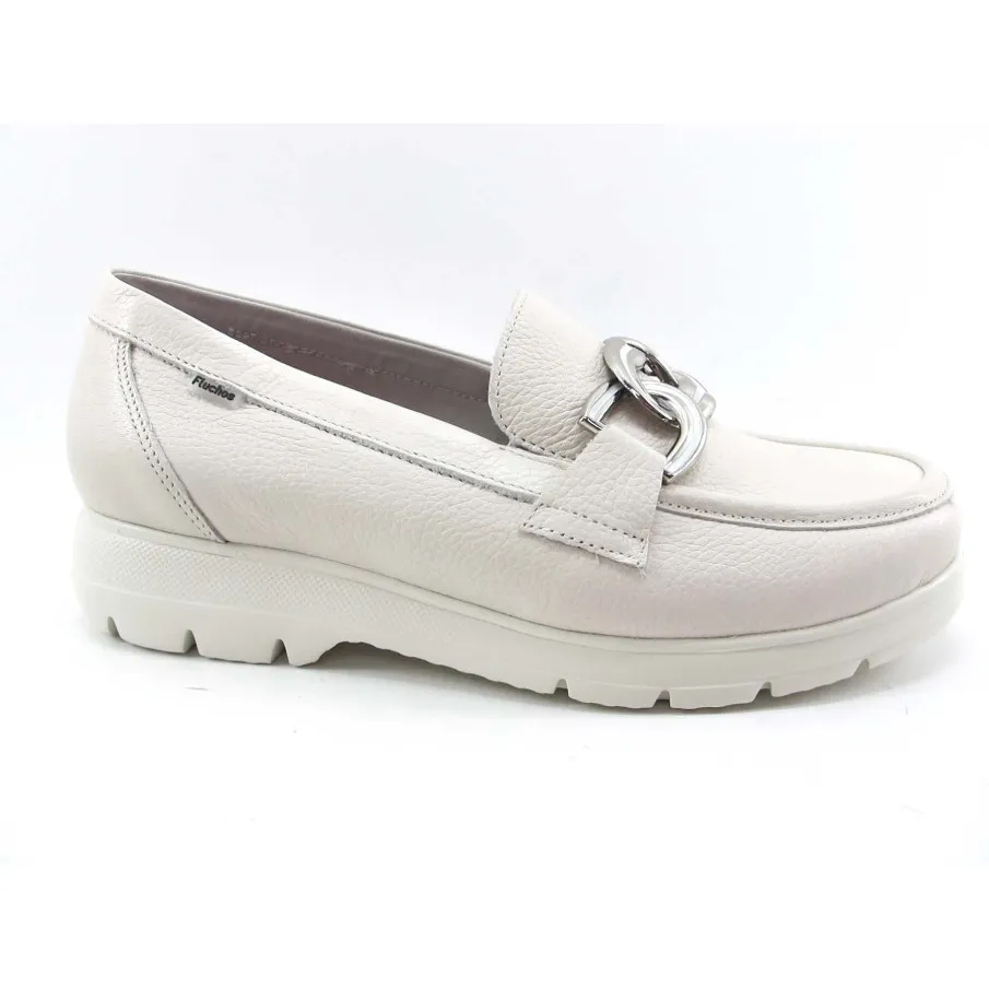 MOCASINES FLUCHOS MUJER BLANCO ROTO