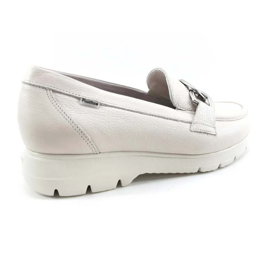 MOCASINES FLUCHOS MUJER BLANCO ROTO