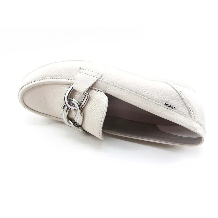 MOCASINES FLUCHOS MUJER BLANCO ROTO
