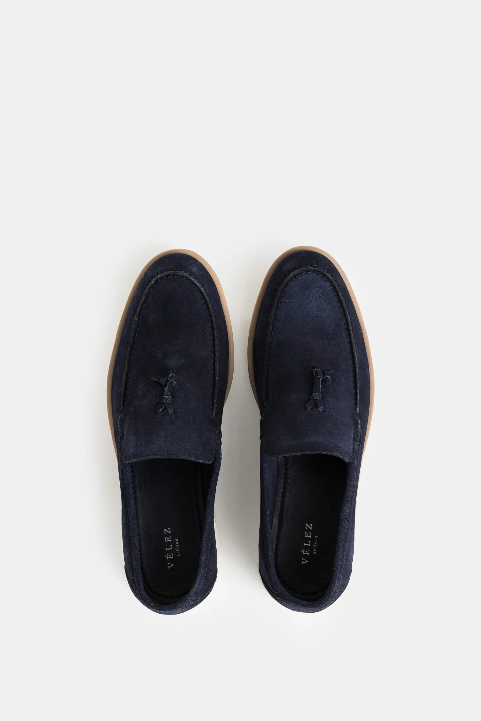 Mocasines gloss de cuero gamuzado para hombre silueta loafer