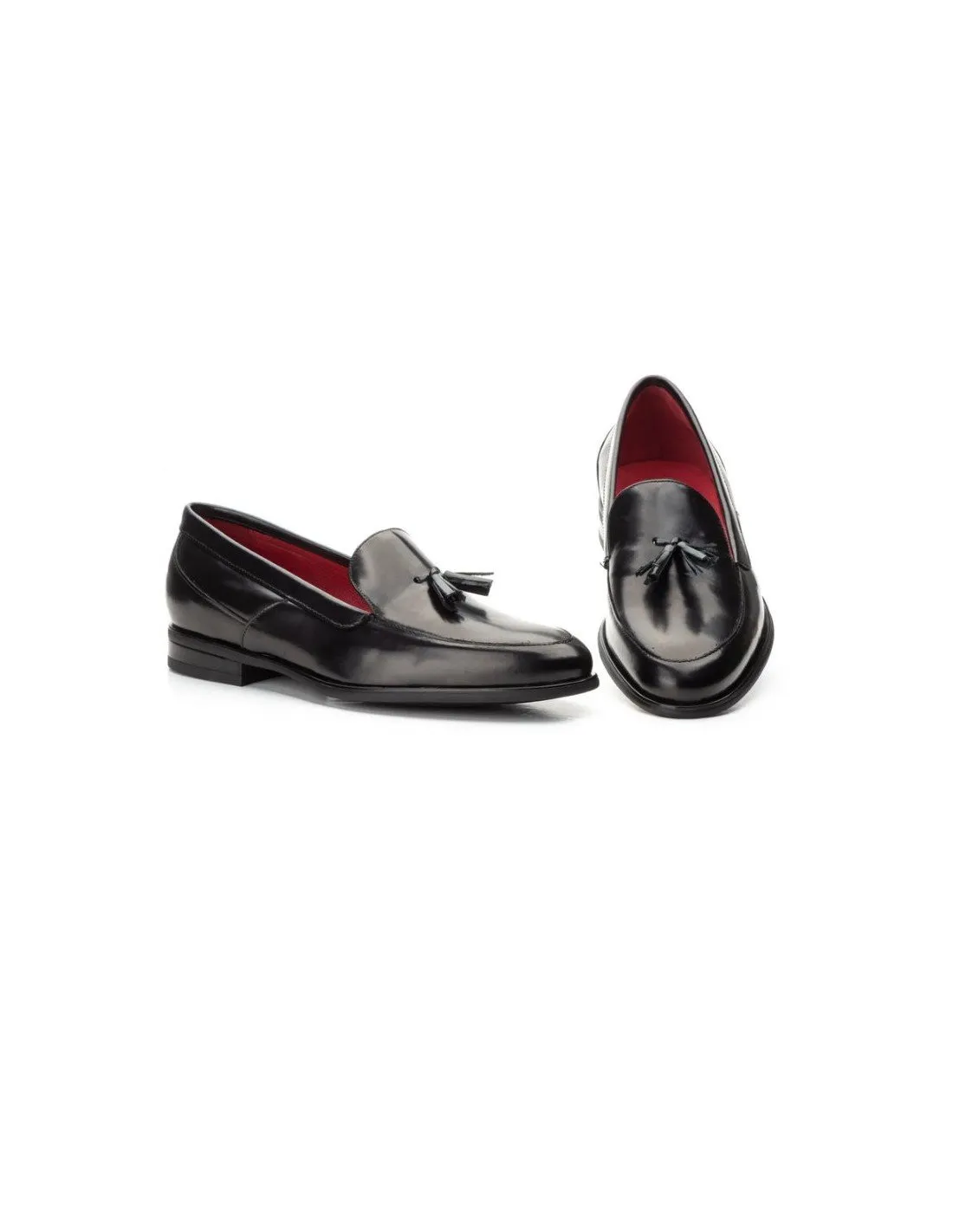 Mocasines hombre borlas