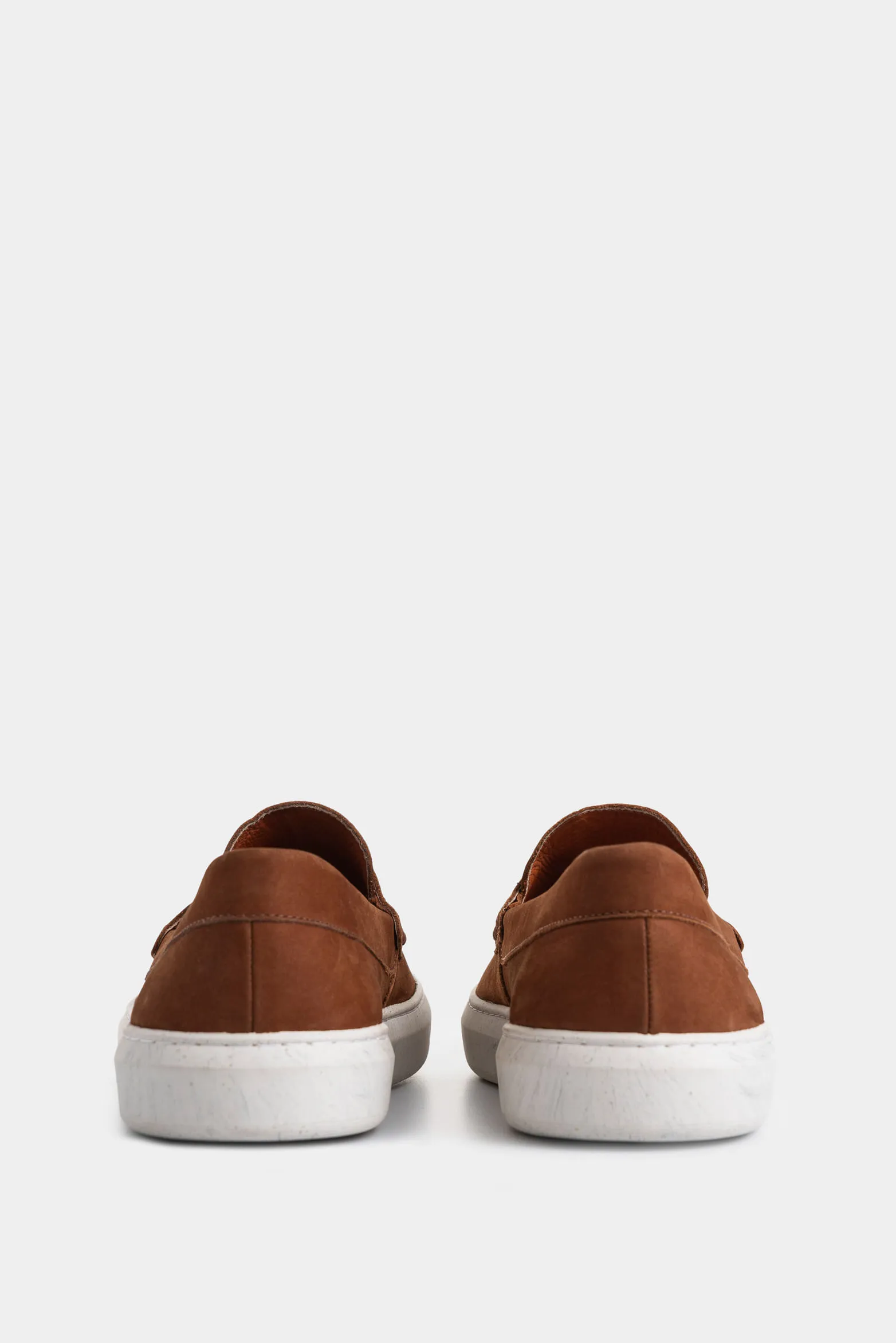 Mocasines Lyra de cuero para hombre efecto envejecido