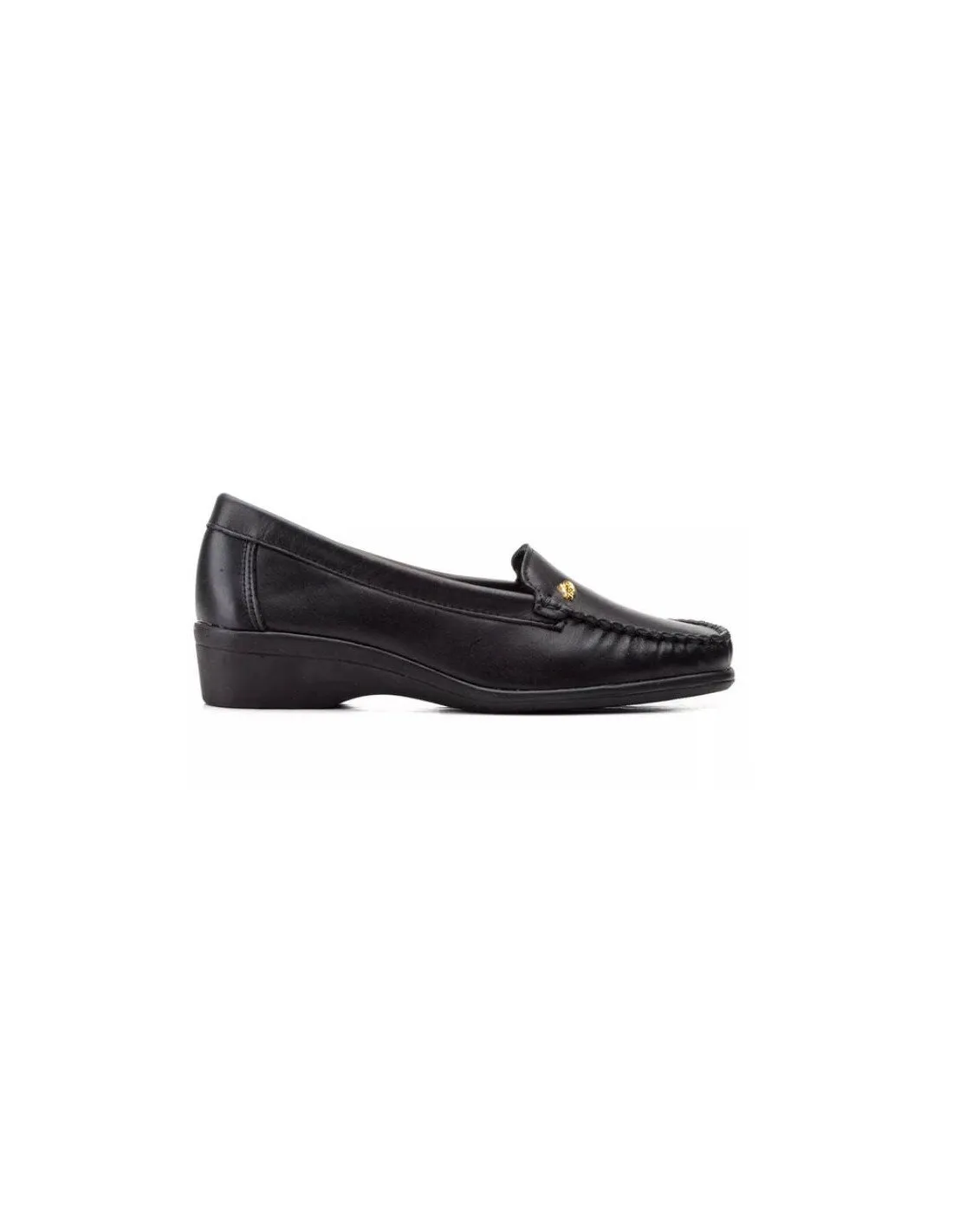 Mocasines Mujer Cómodos Negro