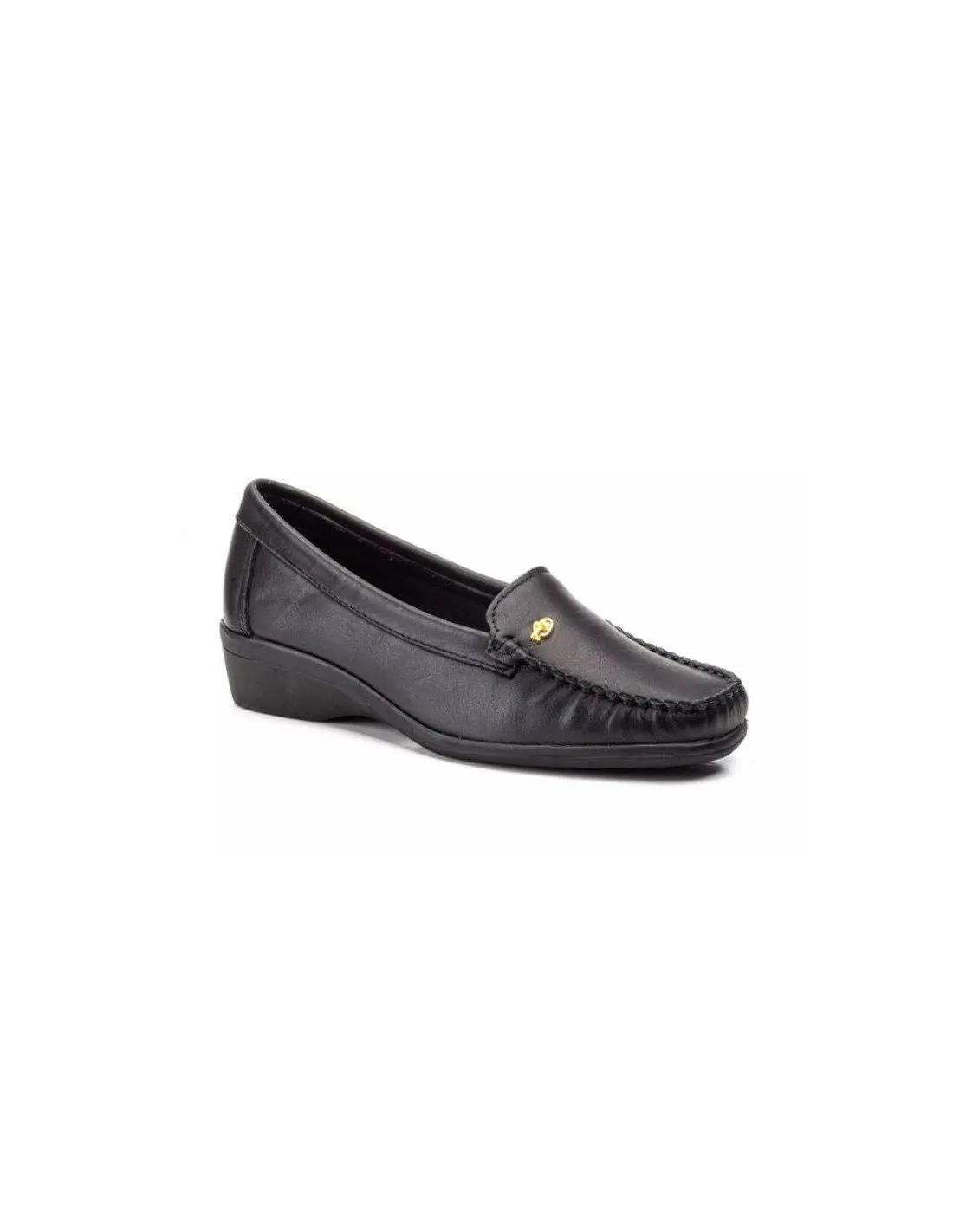Mocasines Mujer Cómodos Negro