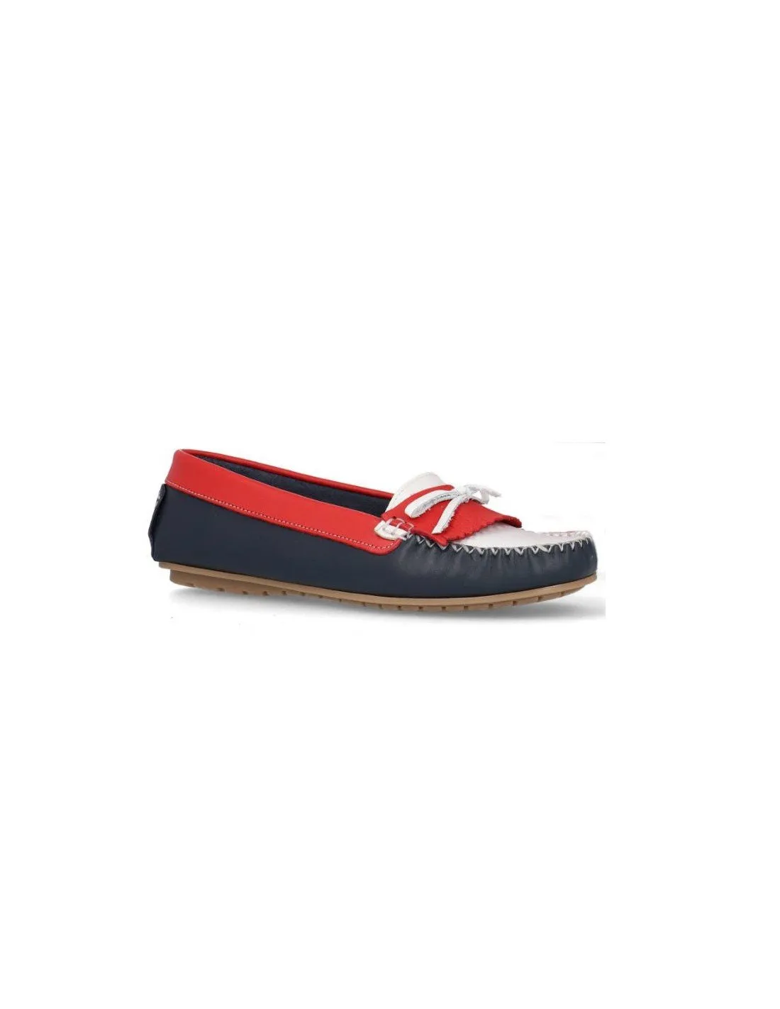 Mocasines mujer piel confort