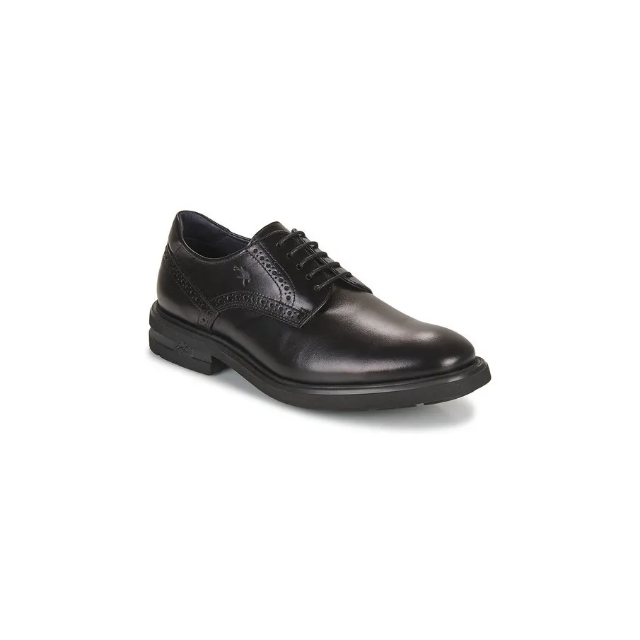 MOCASÍN FLUCHOS HOMBRE BLUCHER NEGRO