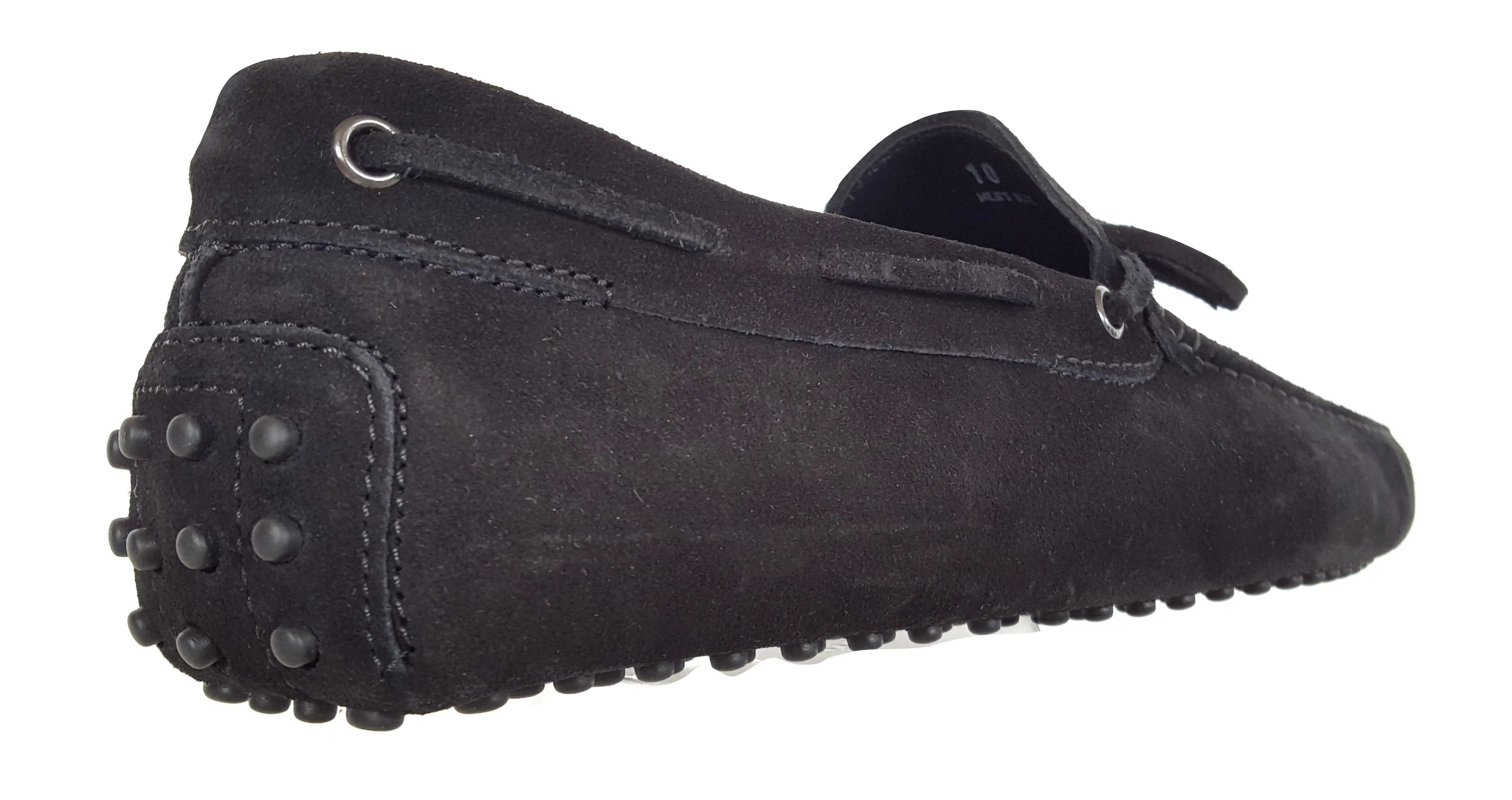 Mocasín TOD'S para hombre nuevos cordones XXM0GW05470RE0B999 negro