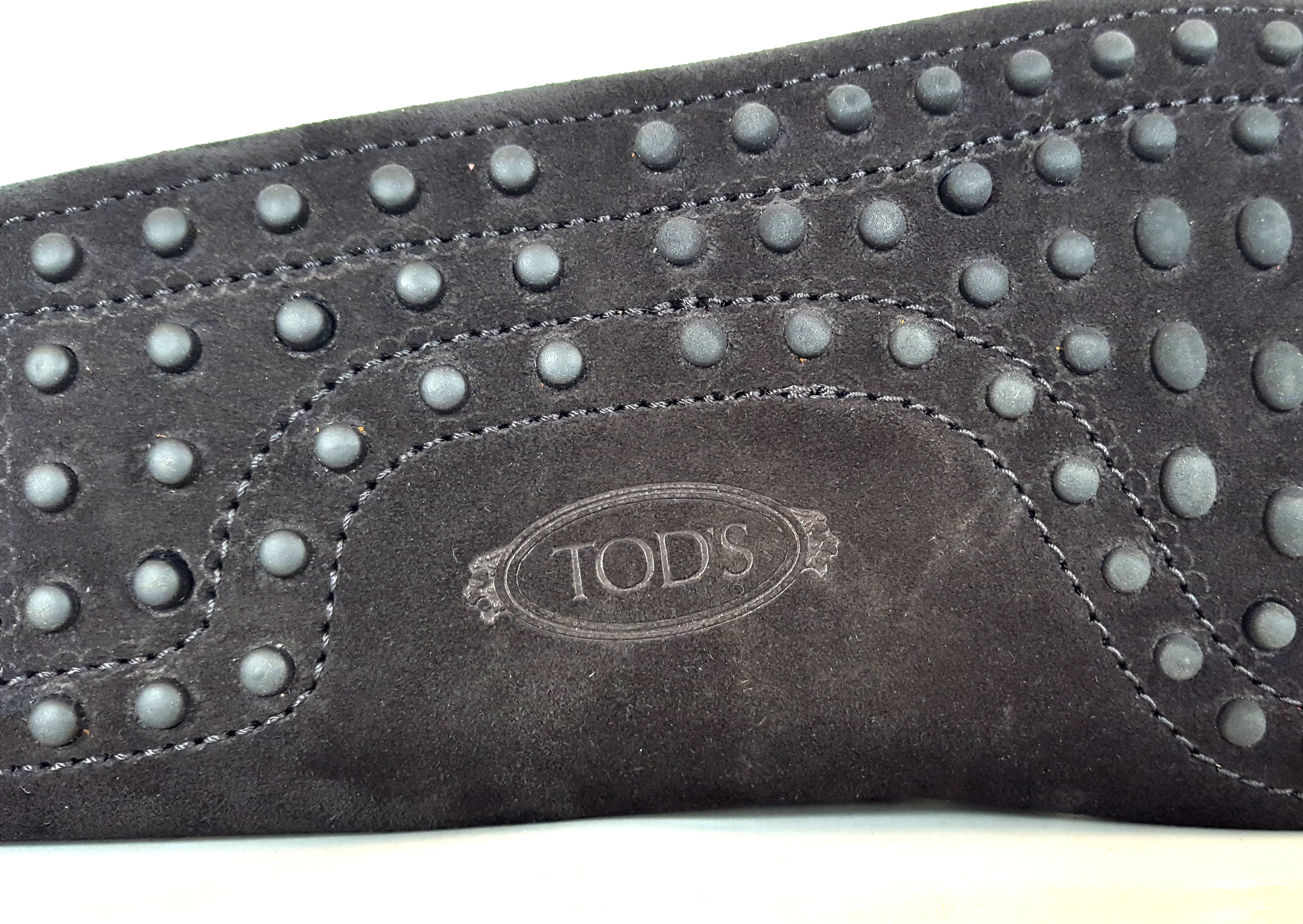 Mocasín TOD'S para hombre nuevos cordones XXM0GW05470RE0B999 negro
