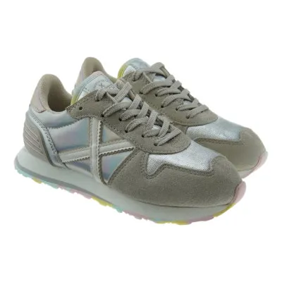 MUNICHSneakers cordones mujer holografica Munich Mini Massana