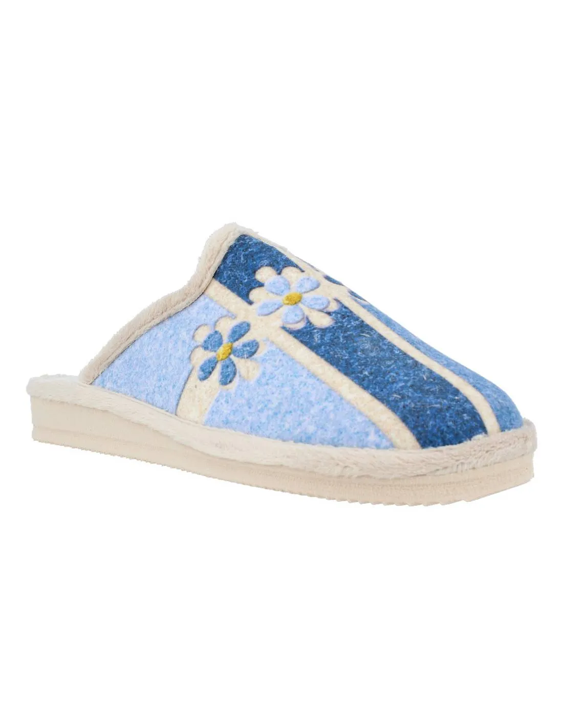 NATALIA  ZAPATILLA CASA MUJER EVA FLORES AZUL